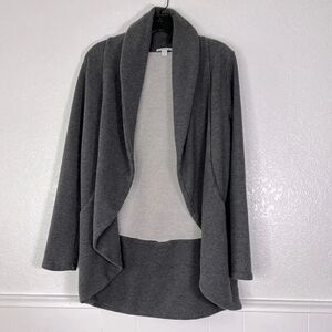 Standard James Perse gray jersey sweater cardigan 3